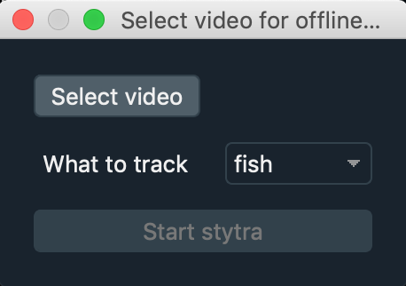 offline starting window